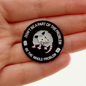 Possum Problems Enamel Pin, Enamel Pin Funny Pins Gift For Her Backpack Pins